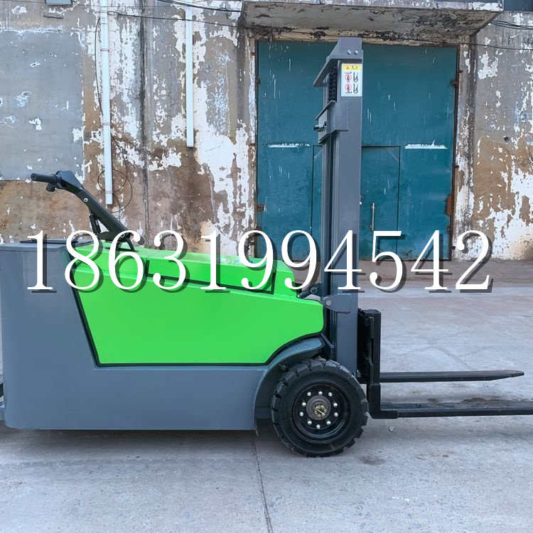 临潭县小型电动叉车1吨2吨步行站驾式电瓶堆高充电装卸车液压升降车铲车